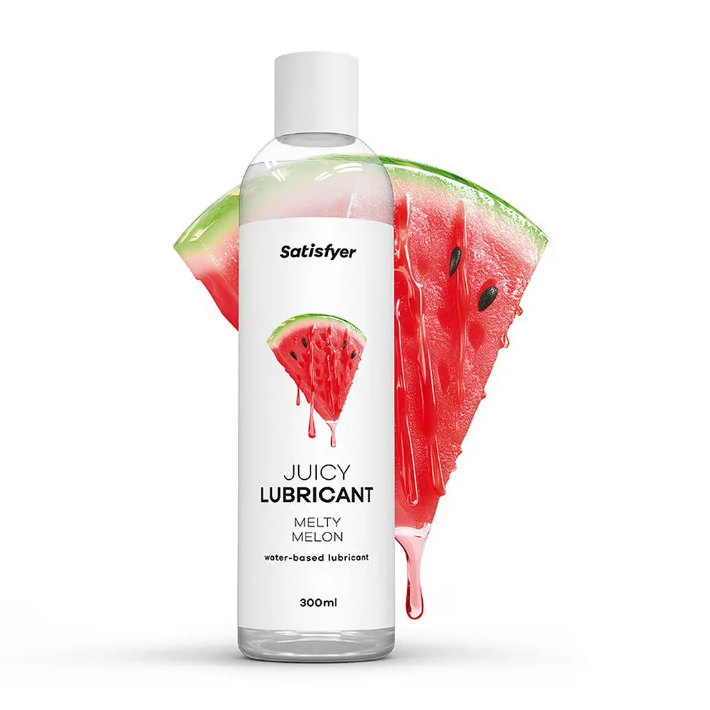 Лубрикант на водній основі Satisfyer Juicy Lubricant Melty Melon water based 300 мл - фото 2