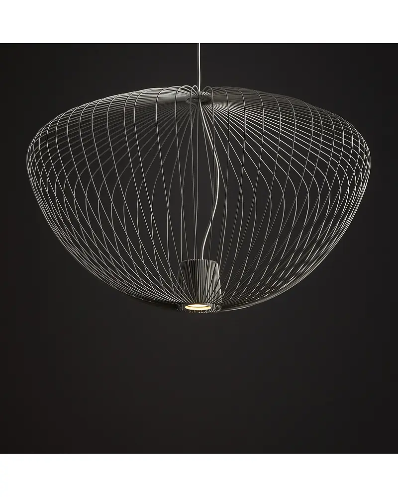 Подвесной светильник, люстра Nowodvorski 11251 Pumpkin L GU10 1x10W IP20 Светло-серый - фото 2