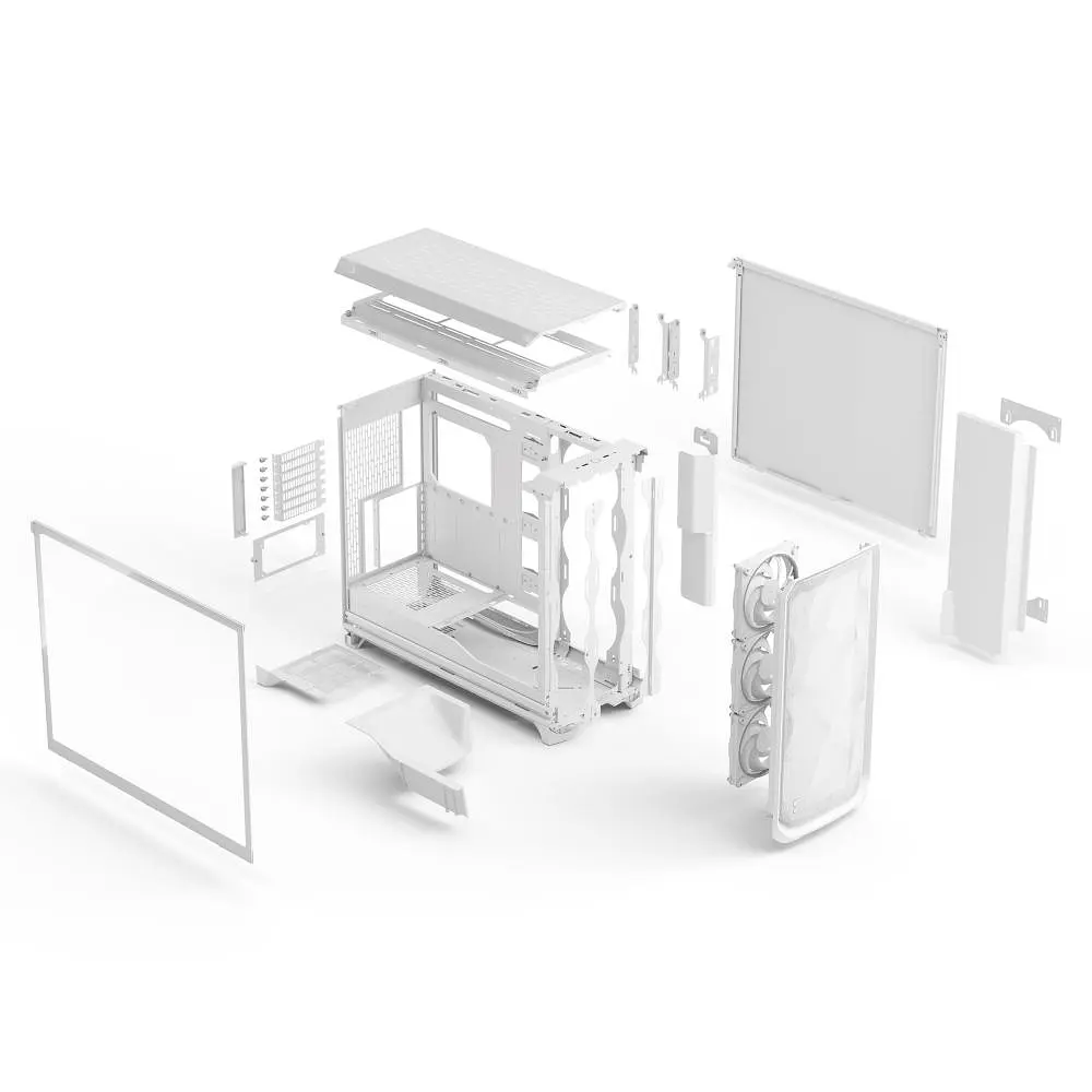 Корпус Fractal Design Meshify 3 XL RGB Tempered Glass без БЖ White (FD-C-MES3X-06) - фото 7