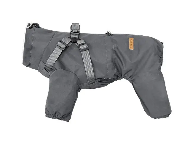 Світловідбивний дощовик-комбінезон для собак Derby R61 Grey Reflective L - фото 3