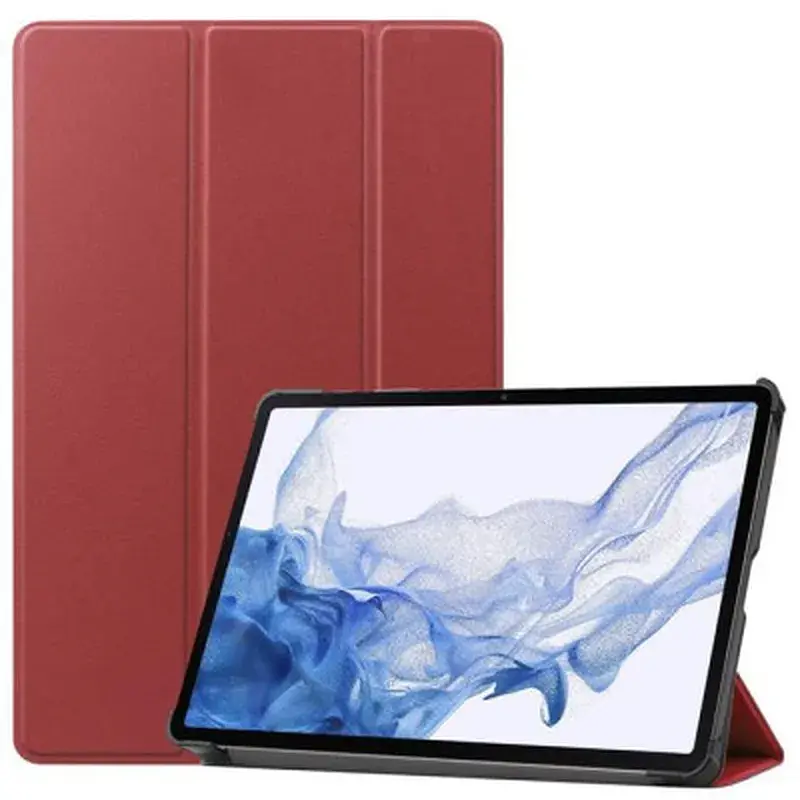 Чохол до планшета BeCover Smart Case Samsung Tab S9 Plus (SM-X810/SM-X816)/S9 FE Plus (SM-X610/SM-X616) 12.4" Red Wine (710372) - фото 2