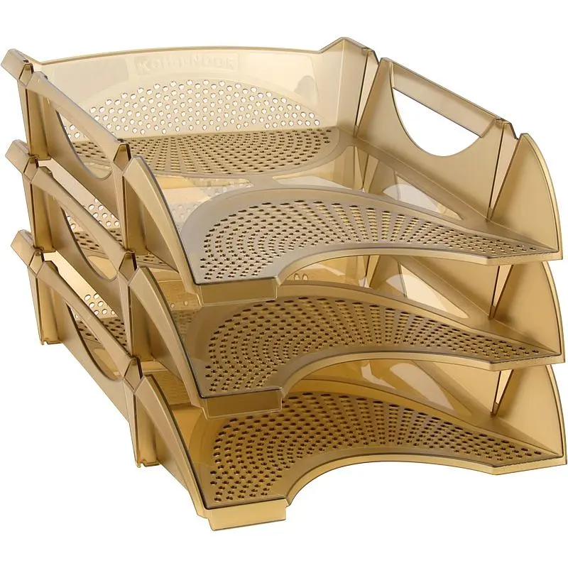 Лоток Koh-i-Noor Універсал горизонтальний прозорий коричневий (754143) - фото 2