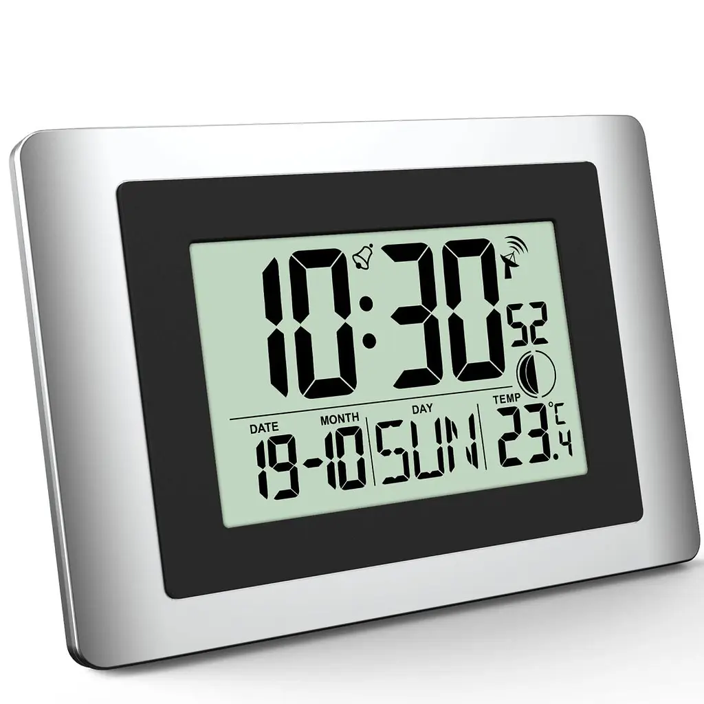 Годинник настінний Technoline WS8028 Silver/Black (WS8028) - фото 4