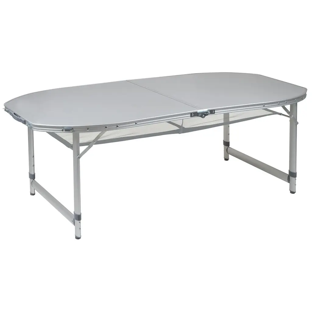 Стіл Bo-Camp Premium Oval 150x80 cm Grey (1404405) - фото 3