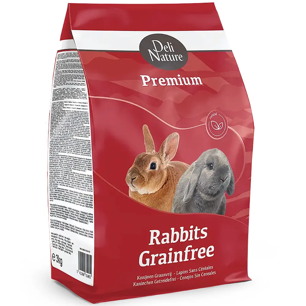 Повнораційний корм для кроликів Deli Nature Premium Rabbits Grainfree беззерновий 3 кг 20627