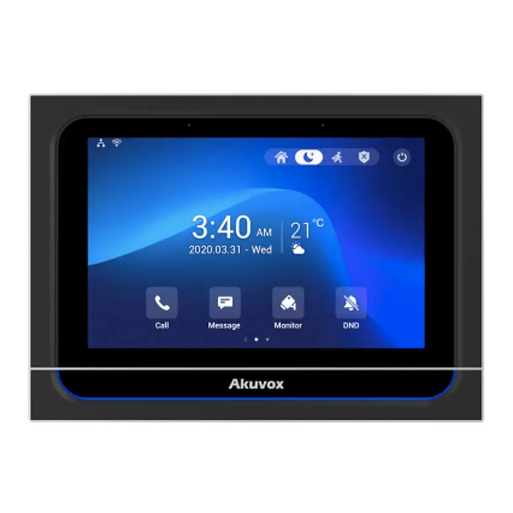 Відеодомофон 7” WiFi Akuvox X933W SIP Black Android з Bluetooth (87-00022) - фото 3