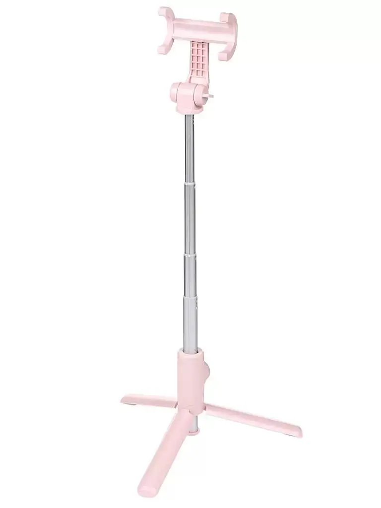 Монопод-трипод Baseus Lovely Uniaxial Bluetooth Folding Stand Selfie Stabilizer Pink - фото 4