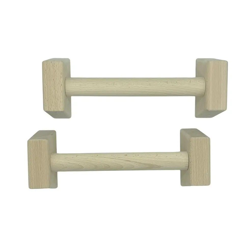 Паралетси, упори для віджимання дерев'яні Wood Gym Push Up NE-WD-40 з бука 40 см 2 шт - фото 3