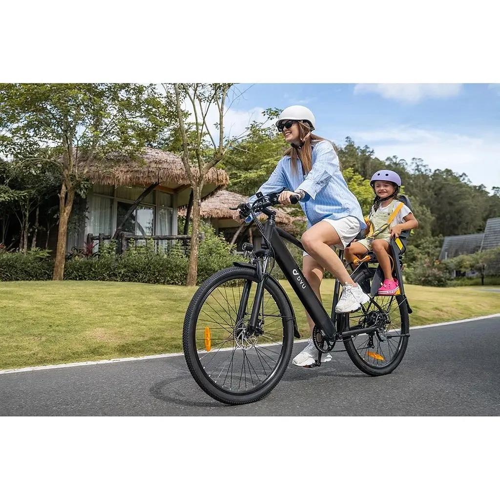 Электровелосипед DYU C5 Black [131855] - фото 11