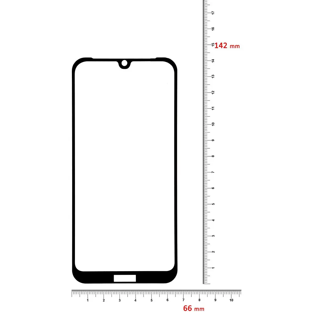 Захисне скло BeCover для Nokia 1.3 Black (705100) - фото 4