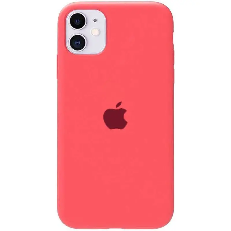 Чохол-накладка Toto Silicone Full Protection Case Apple iPhone 11 Light Red - фото 3