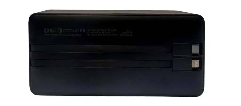 Power Bank King Power KPG-307 30000mah 22.5W QC3.0 LED black EU - фото 2