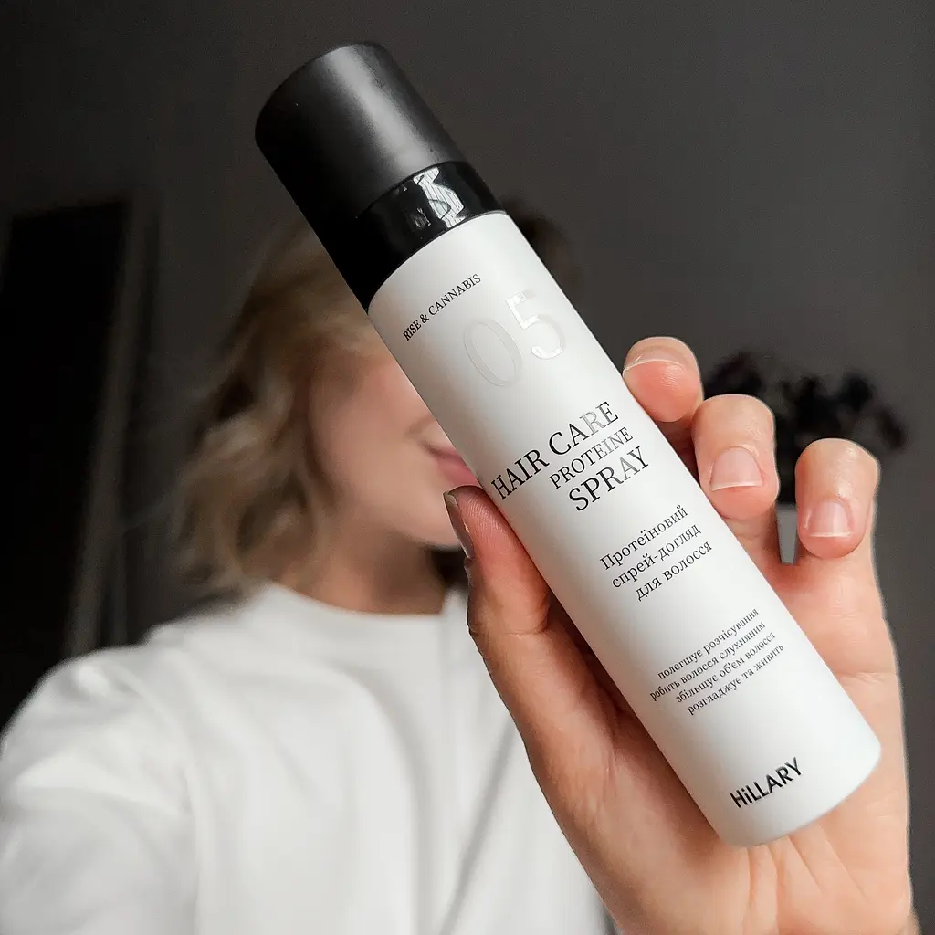 Протеїновий спрей-догляд для волосся Rise & Cannabis Hair Care Protein Spray Hillary 100 мл - фото 10