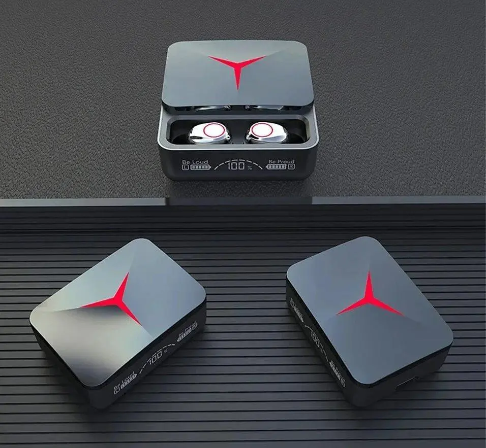 Беспроводные наушники TWS M90 с зарядным кейсом-павербанком и LED подсветкой Геймерские Bluetooth 5.3 наушники - фото 10