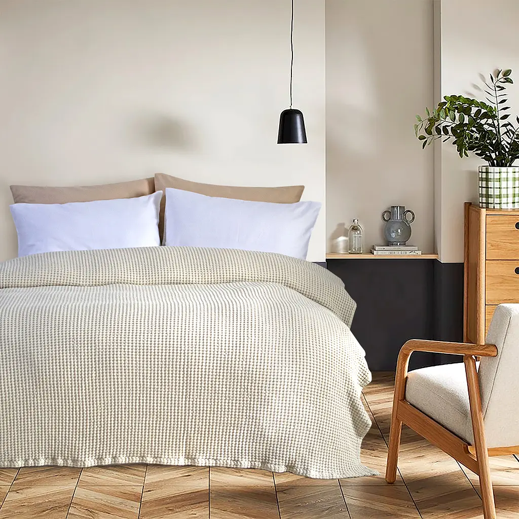 Покрывало Lotus Home - Bellia bej бежевый 160x200 - фото 2