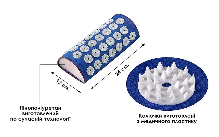 Аплікатор Кузнєцова Валік Масажний Універсал Eko-Max /10-33/ - фото 2