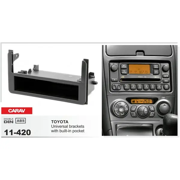 Перехідна рамка Toyota 1 DIN Carav 11-420 - фото 4
