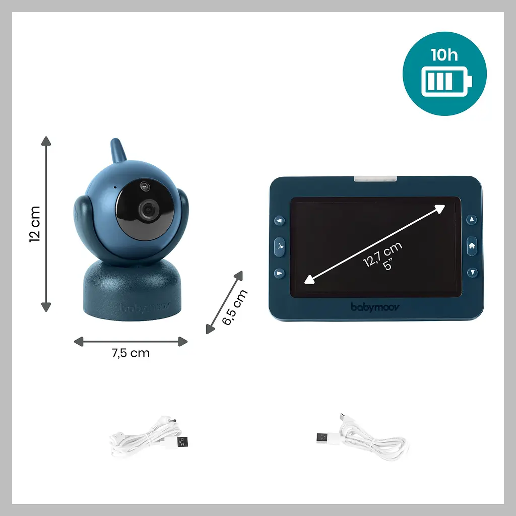 Відеоняня Babymoov YOO Master Plus 5 синя (A014426) - фото 6