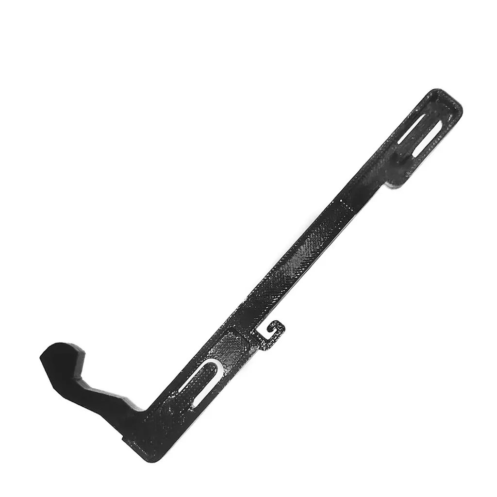 Гачок дверей мікрохвильової печі Bosch HLK 4555/01 FD8206000636 (4026W1A022 HD 01 12 (лівий коротший) - фото 2