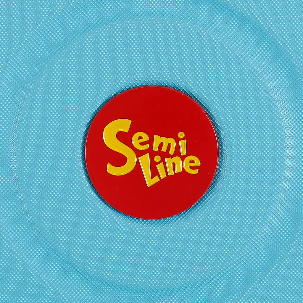 Валіза Semi Line 24 дюйми (M) дюйми (M) 65 л бірюзовий світлий T5933-2 65x44x24.5 см телескопічна ручка - фото 7