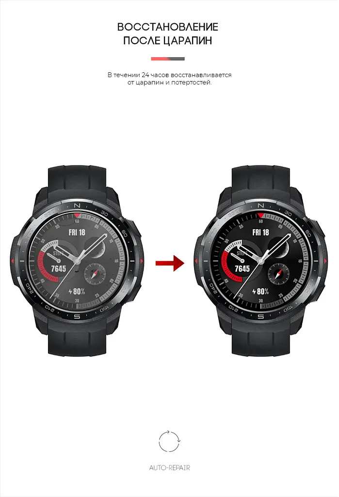 Гідрогелева плівка на годинники Honor Watch GS Pro ArmorStandart захисна плівка для смарт годинників прозора (ARM59812) - фото 3