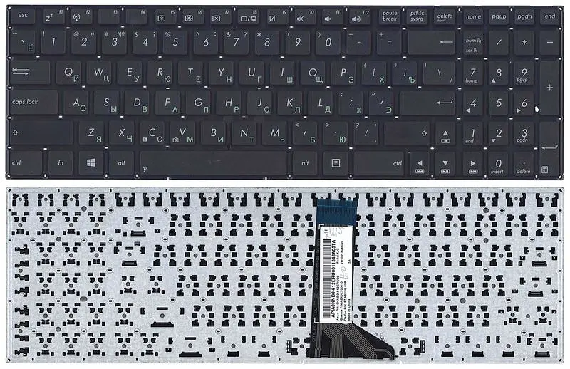 Клавіатура для ноутбука Asus (X551, X551CA) Black, (No Frame) - фото 3
