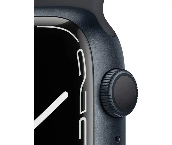 Смарт-годинник Apple Watch Series 7 GPS 45mm Midnight Aluminum Case with Midnight Sport Band (MKN53) Б/В [172524] - фото 3