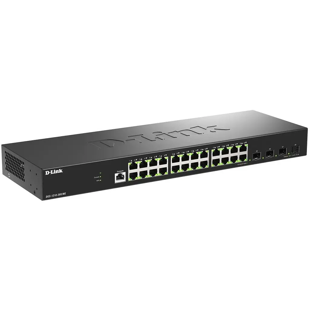 Комутатор D-Link DGS-1210-28X/ME 28-Port Gigabit Metro Ethernet L2 Managed (DGS-1210-28X/ME/C1A)