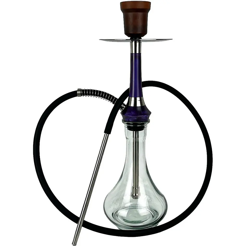 Кальян Totem Hookah Monolit Optima Violet Space Drop Clear - фото 2