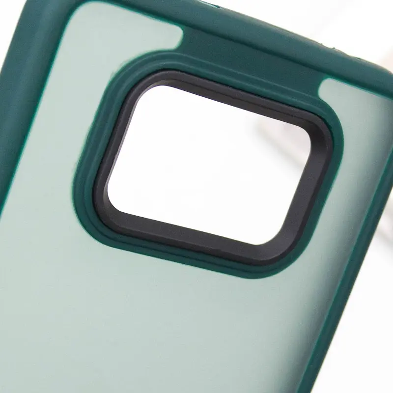 Чехол TPU+PC Lyon Frosted для Xiaomi Poco X3 NFC / Poco X3 Pro Green - фото 5