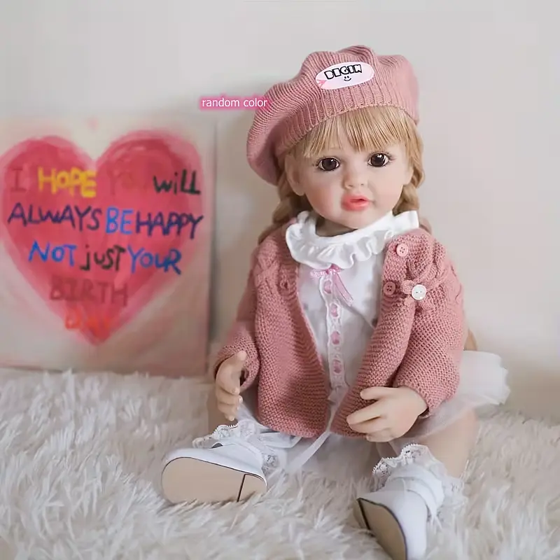Реалістична Кукла Реборн 55 см повністю вінілова Doll Reborn Baby К0100307 - фото 3