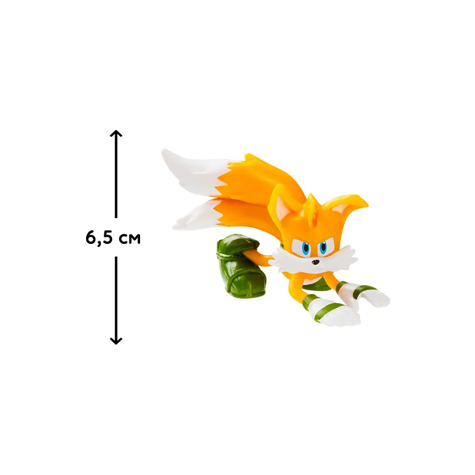 Игровая фигурка Тэйлз готов к бою Sonic Prime SON2010B, 6,5 см - фото 2