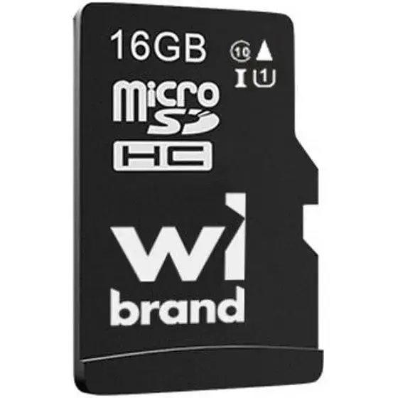 Micro SD 16Gb Wibrand Class10 без адаптера (UHS-1)