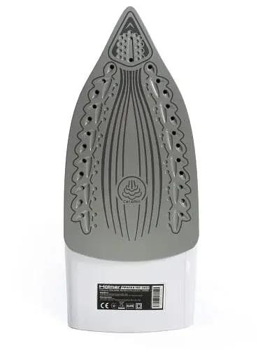 Праска Holmer HIC-2425, White/Blue, 2400W, кераміка, паровий удар 120 г/хв, постійна подача пари 30 г/хв, ємність для води 250 мл, вертикальне відпарювання - фото 5