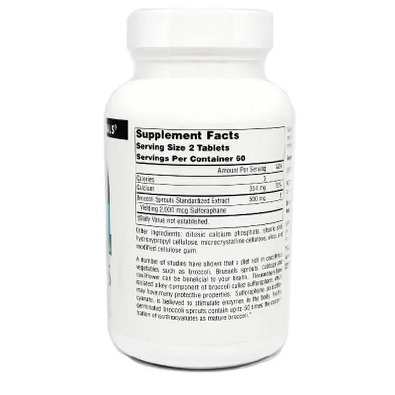 Трави Source Naturals Екстракт Брокколі 250 мг, 120 таблеток (SN1105) - фото 2