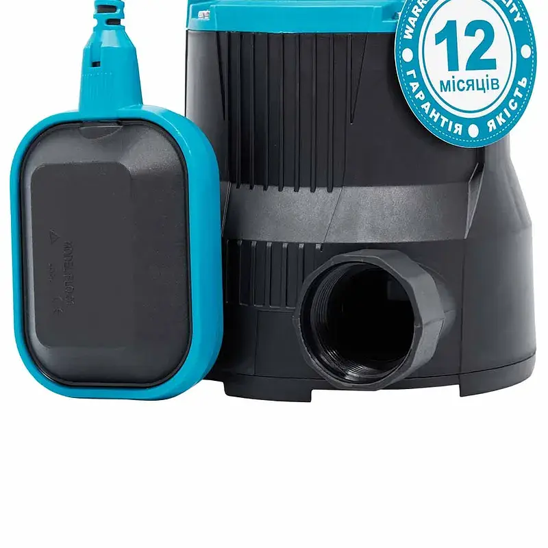 Насос дренажний садовий 0.25кВт Hmax 6м Qmax 100л/хв LEO AKS-251PH (773145) - фото 4
