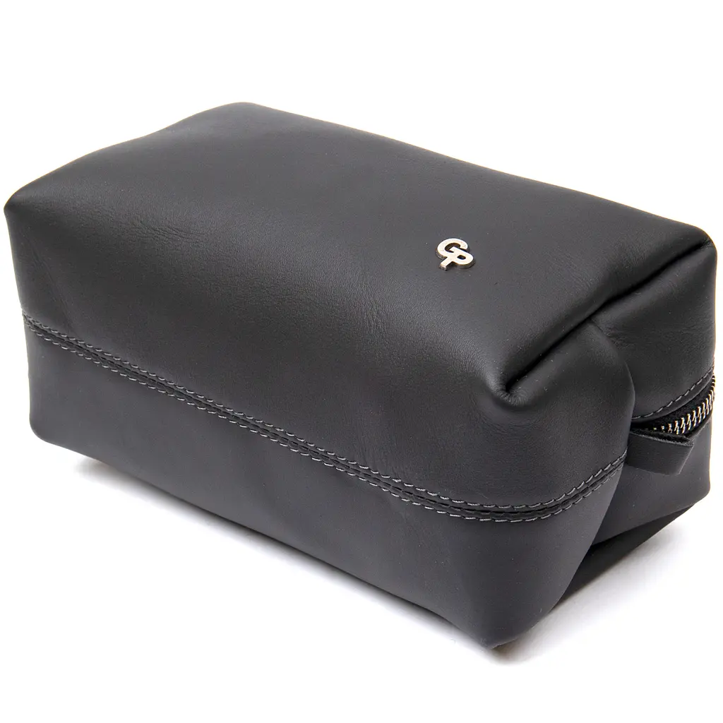 Кожаная мужская косметичка GRANDE PELLE 18х10х8 см acs0018593 - фото 3