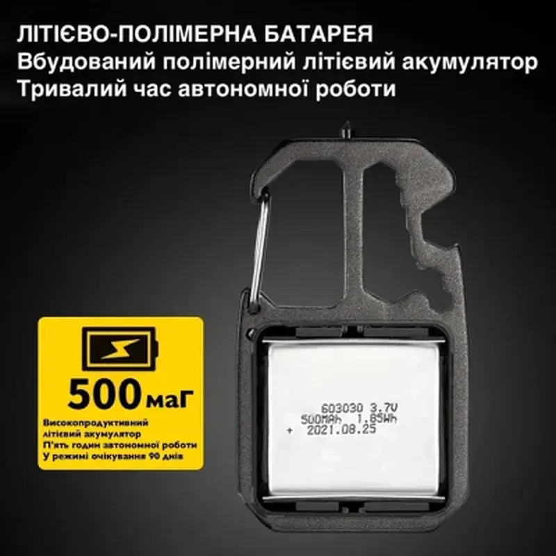 Ліхтар-брелок Optima Mini COB 700 (OP-Mini COB700) - фото 9