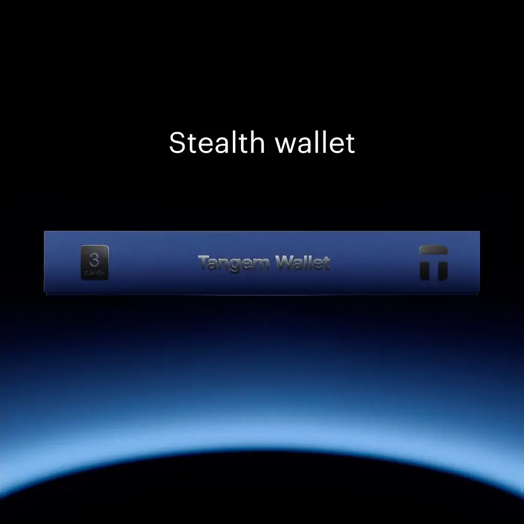 КриптогаманецьTangem Wallet 2.0 Stealth Black набір з 3 карт Чорний Стелс (TG128X3-SB) - фото 5