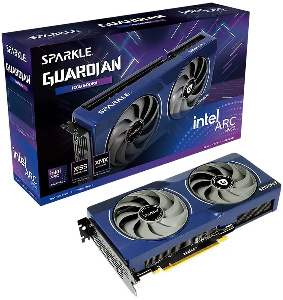 Відеокарта SPARKLE Intel Arc B580 GUARDIAN 12Gb (SB580G-12G) (GDDR6, 192 bit, PCI-E v4.0 x8) - фото 7