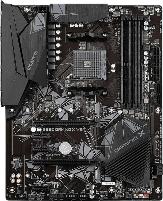 Mатеринська плата Gigabyte B550 Gaming X V2 Socket AM4 (B550 GAMING X V2) Б/В - фото 2