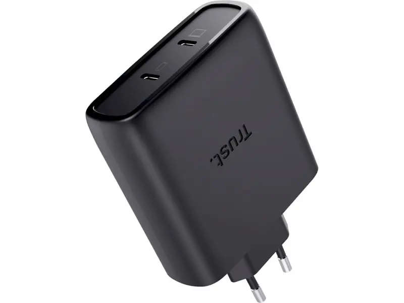 Мережевий зарядний пристрій Trust 100 W GaN PD/PPS Black (25527) - фото 7