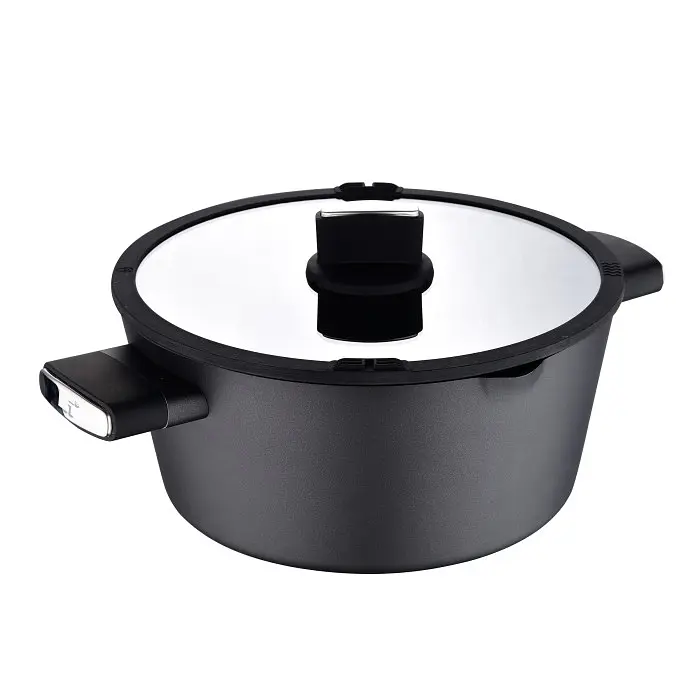 Каструля з кришкою Bergner Ion. 6 л (BG-35802-BK)