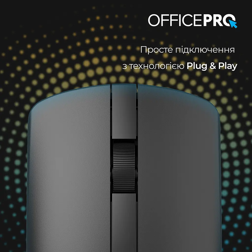 Миша OfficePro M175B Silent Click Wireless Black [144294] - фото 9