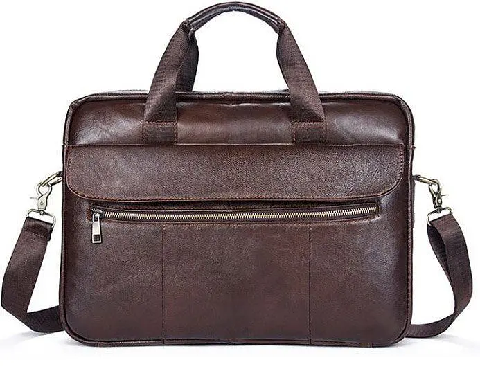 Сумка чоловіча під ноутбук Vintage 14751 коричнева - фото 11