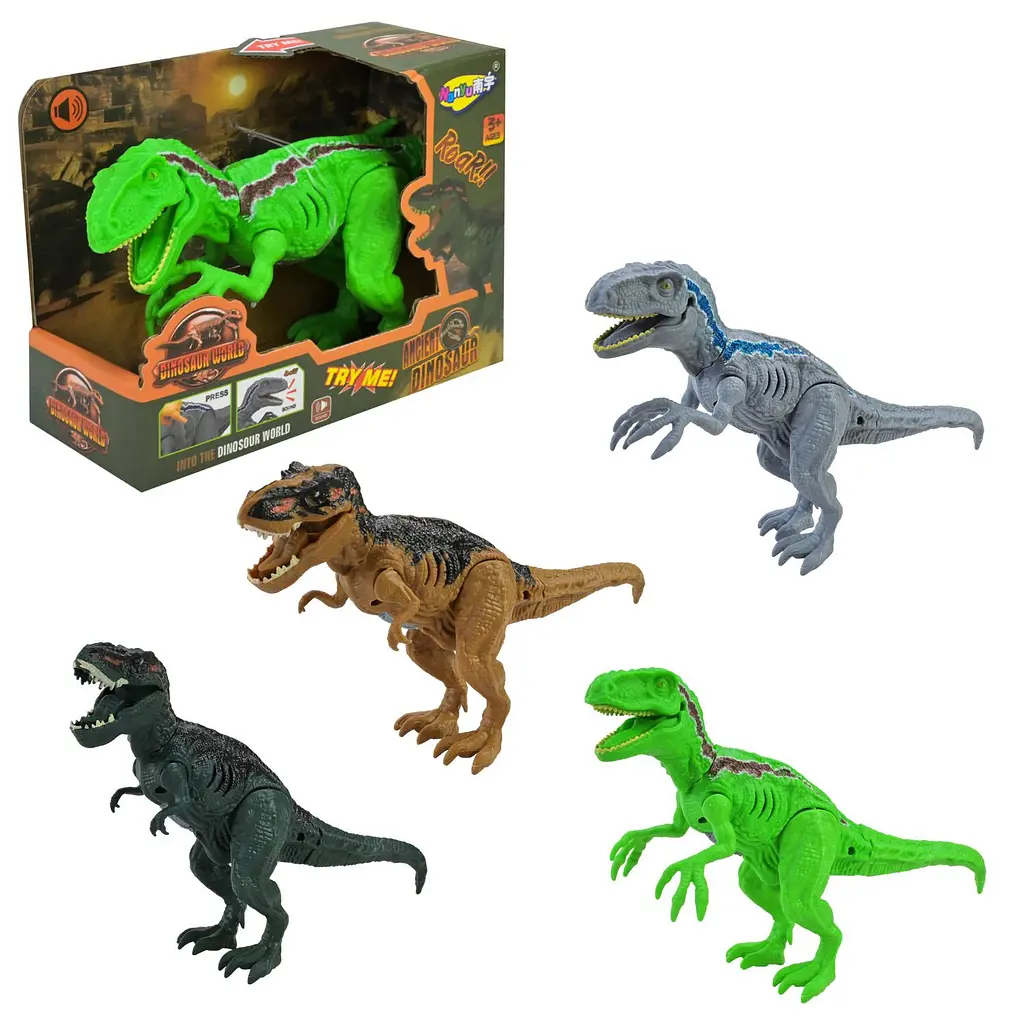 Інтерактивна фігурка динозавра терапод Ancient dinosaur зі звуком (NY087-A/NY088-A) в асортименті