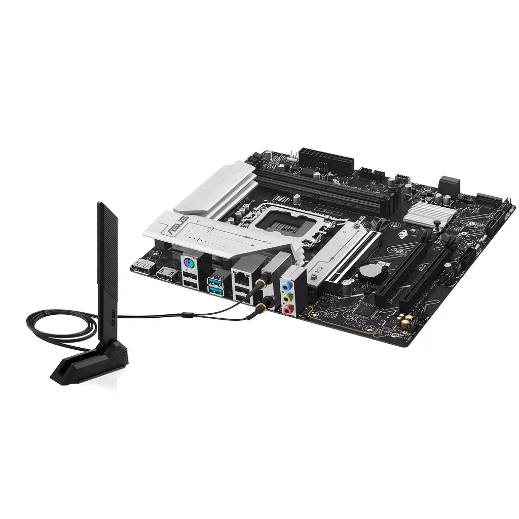 ASUS Материнська плата PRIME B760M-A WIFI II s1700 B760 4xDDR5 M.2 HDMI DP Wi-Fi BT mATX - фото 8