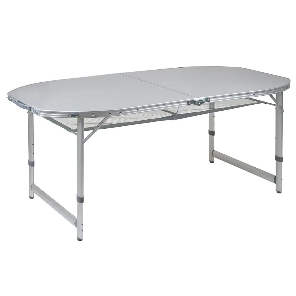 Складной стол Bo-Camp Premium Oval 150x80 cm Grey (1404405), Серый - фото 2