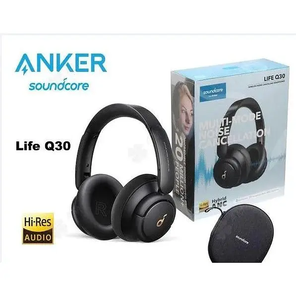 Наушники беспроводные полноразмерные Anker Life Q30 черные - фото 2