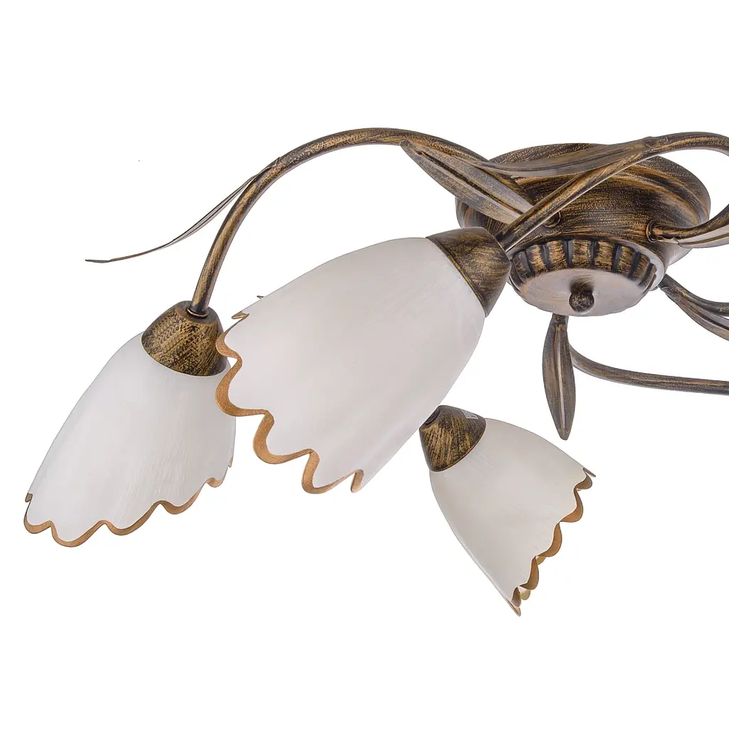 Люстра потолочная Brille флористика E14 60W BR (LK-149C/5) - фото 3